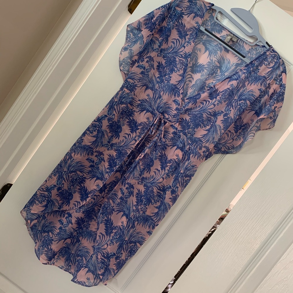 Maternity kimono swim coverup